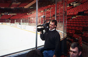 WPXI cameran at the Igloo